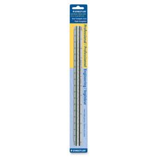 Engineers Pro Triangular Scale, Mars, ALM, 12", Silver