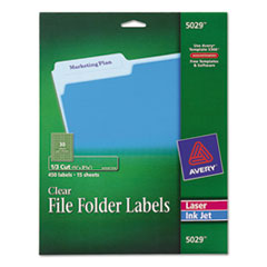 LABEL,LASER F/FLDR 1/3CLR