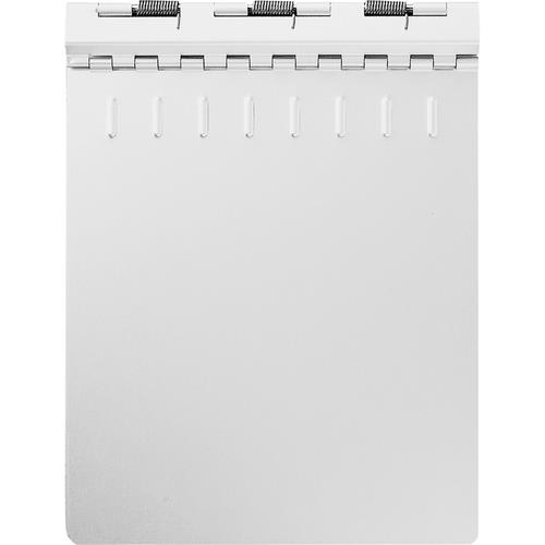 Aluminum Binder,Double Hinged,1/2" Cap,8-1/2"x11",Silver