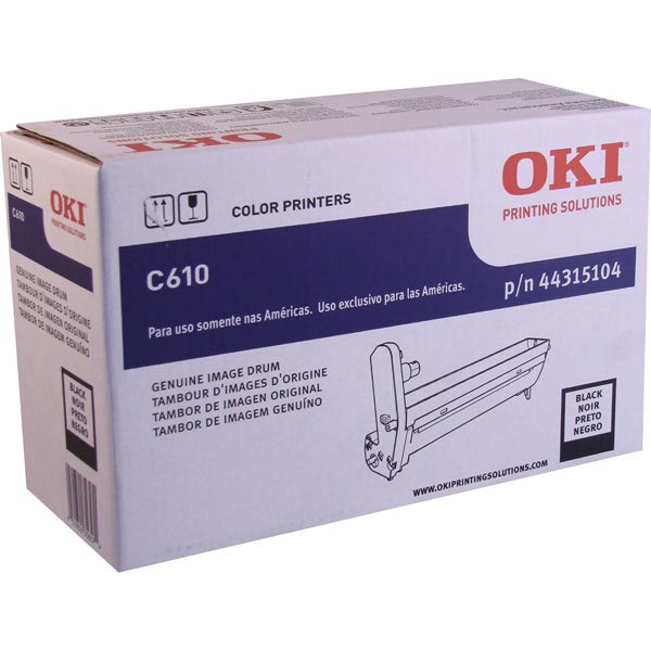 Genuine OEM Okidata 44315104 Black Drum Kit (20000 page yield)