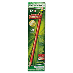 Erasable Colored Pencils, HB-Med, 12/ST, Red