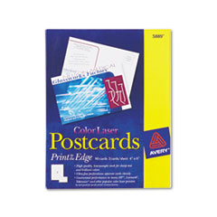 CARD, CLR LSR4X6 80/BX,WH