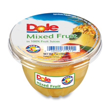 Fruit Cups, 7 Oz., 12/CT, Mixed Fruit