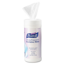 Alcohol Hand Sanitizing Wipes, 175 Wipes, 6"x7", White