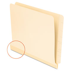 Laminated Spine Folders,End Tab,11 Pt, Letter,100/BX, Manila