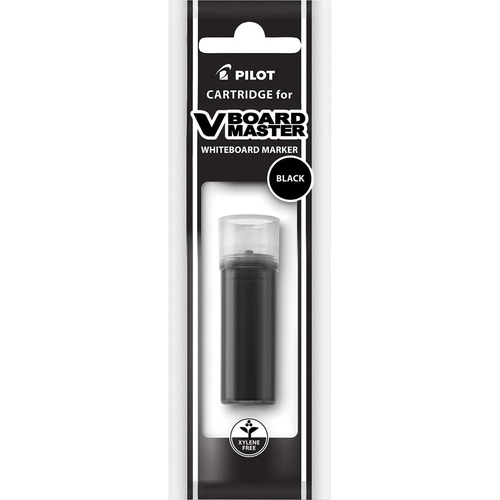Refill Cartridge,f/Master Whiteboard Mrkrs,Bullet/Chisel,BK