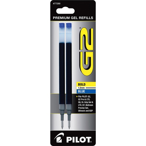 Gel Refills, Bold, 2/PK, Blue