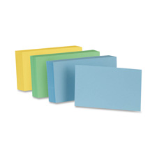 Index Card, Blank, 4"x6", 100/PK, Canary
