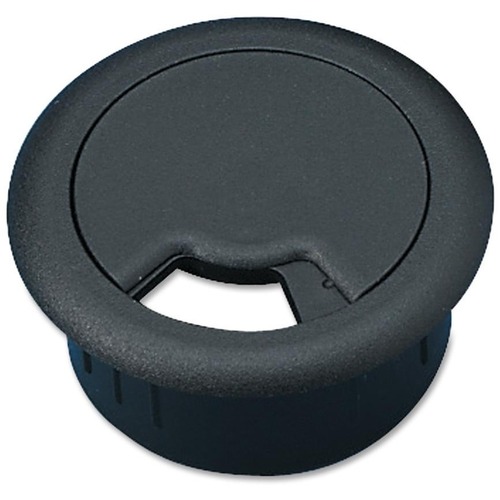 Grommet, 3-1/8" Diameter, Adjustable Openings, Black