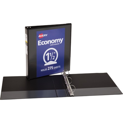 BINDER,VU11X8.5,1.5CAP,BK