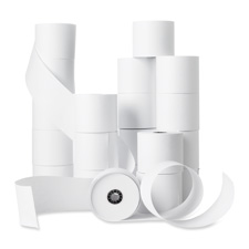 Machine Receipt Rolls, Single-Ply, 2-1/4"x150', 100/CT, WE