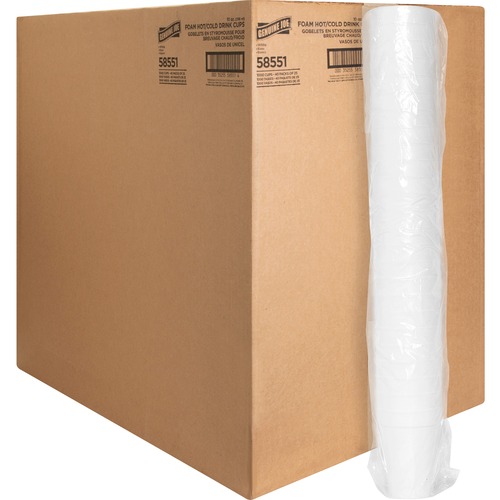 Foam Cups, 10 oz., 1000/CT, White