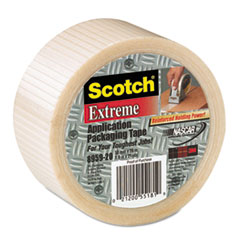Packaging Tape, Heavyweight, Bulk Roll, 2"x165', Clear