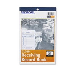 Receiving Record, Carbonless, 3 Parts, 5-1/2"x7-7/8"