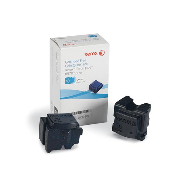 Genuine OEM Xerox 108R00926 Cyan Solid Ink Sticks (2 pk) (4,400 page yield)