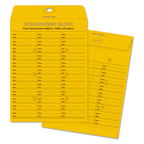 Inter-Dept. Envelopes,Redi-Tac Clsre.,10"x13",100/BX,KFT