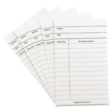 CARDS,LIBRARY,3X5,50CT,WE