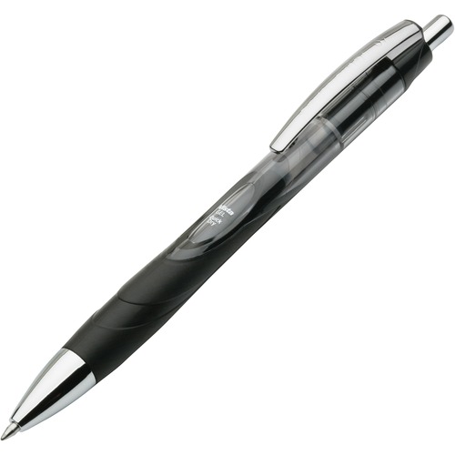 Vista Gel Pen, Rubber Grip, .7mm, Medium Pt.,12/PK, Black