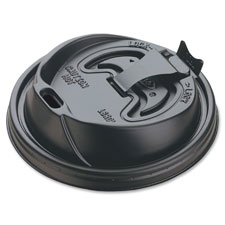 Hot/Cold Cup Lid, 12-24oz., Reclosable, 10PK/CT, White