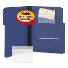 Poly Pockets, Self Adhesive, Size 5-5/16"x3-5/8", 100/BX, CL