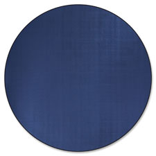 Traditional Rug, Solids, 6' Round, Royal Blue