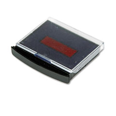 Replacement Pad, 2-Color Dater, Blue/Red