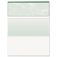 Security Business Checks, 5RM/CT, Marble Top/Green