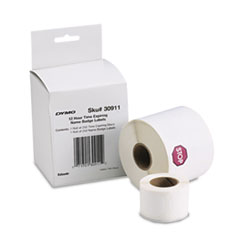 Name Badge Labels, Adhesv, Time Expry,4"x2-1/4", 220/RL,WE