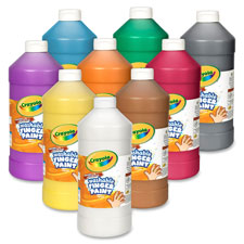 Washable Finger Paint, 32oz., Breen
