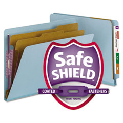 Classification Folders,2" Exp,Fasteners,Letter,10/BX,Blue