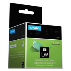 File Folder Labels,9/16"x3-7/16",130 Labels/RL,2RL/BX,White