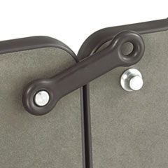 Ganging Connector, f/ Tables, 4-1/4"x1-1/8"x3/8", Black
