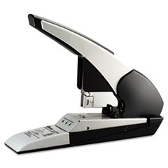 Heavy-Duty Stapler, w/800 staples, 180 Sht Cap., Black/Gray