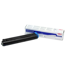 Genuine OEM Okidata 43502301 Black Toner Cartridge (3000 page yield)