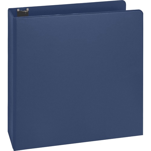 Round Ring Binder, w/ Pockets, 2", Dark Blue