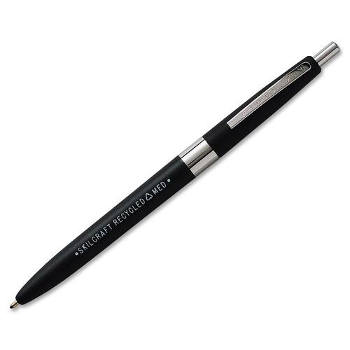 Ballpoint Pen, Retractable, Medium Point, Black Ink