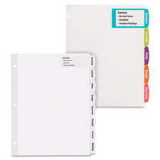 DIVIDERS,EZPEEL,LRG,5TB,4PK