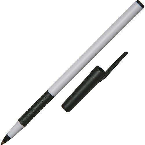 Ballpoint Pen, w/ Grip, Medium Point, 12/BX, Black Ink