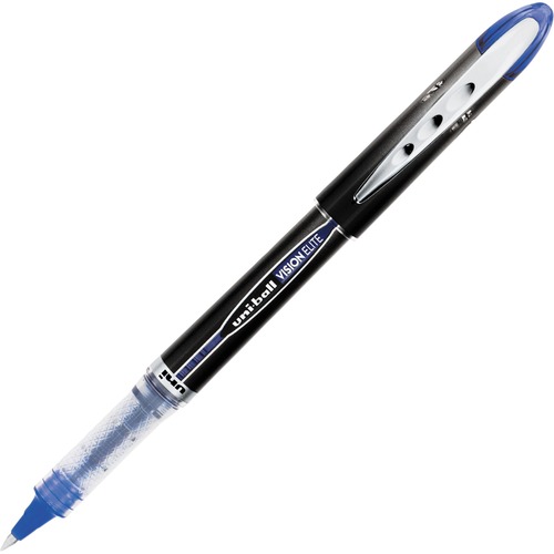 uni-ball Corporation  Rollerball Gel Pen, Refillable, Micro Pt.,0.5mm, Blue Ink