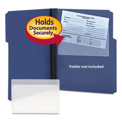 Poly Pockets, Self Adhesive, Size 9"x5-9/16", 100/BX, CL
