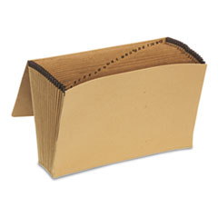 Full Flap Expanding File,A-Z,21 Pockets,Legal,15"x10",Kraft