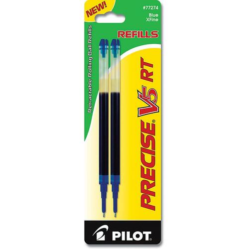Ink Refill, for RT Pens, Extra-Fine Point, 2/PK, Blue