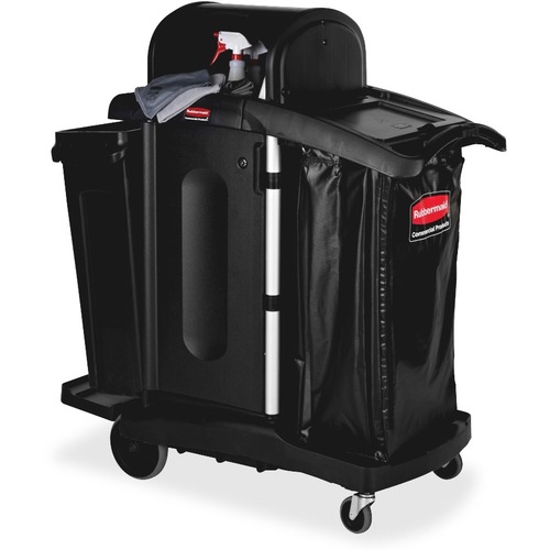High Security Executive Cart, 22"x48-1/4"x53-1/2", BK