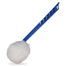 Toilet Bowl Mop,Deluxe,5-3/4" Head,12" Handle,100/CT,BEWE