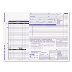 Auto Repair Form 4-Part Carbonless, 8-1/2"x11, 50/PK, WE