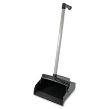 Dust Pan,Lobby Master,PVC Handle,Plastic,32"x12"11",Black