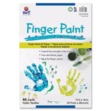 Fingerpaint Paper, 50lb, 11"x16", 50/PK, White