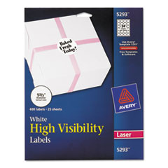 Round Laser Labels, 1-5/8" Diameter, 600/PK, White