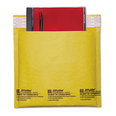 CD Mailers, f/DVD Jewel Case, 7-1/4"x8", 25/CT, Gold