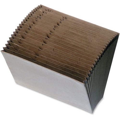 Expanding Pocket Folder,No Flap,21 Pockets,Letter,BN